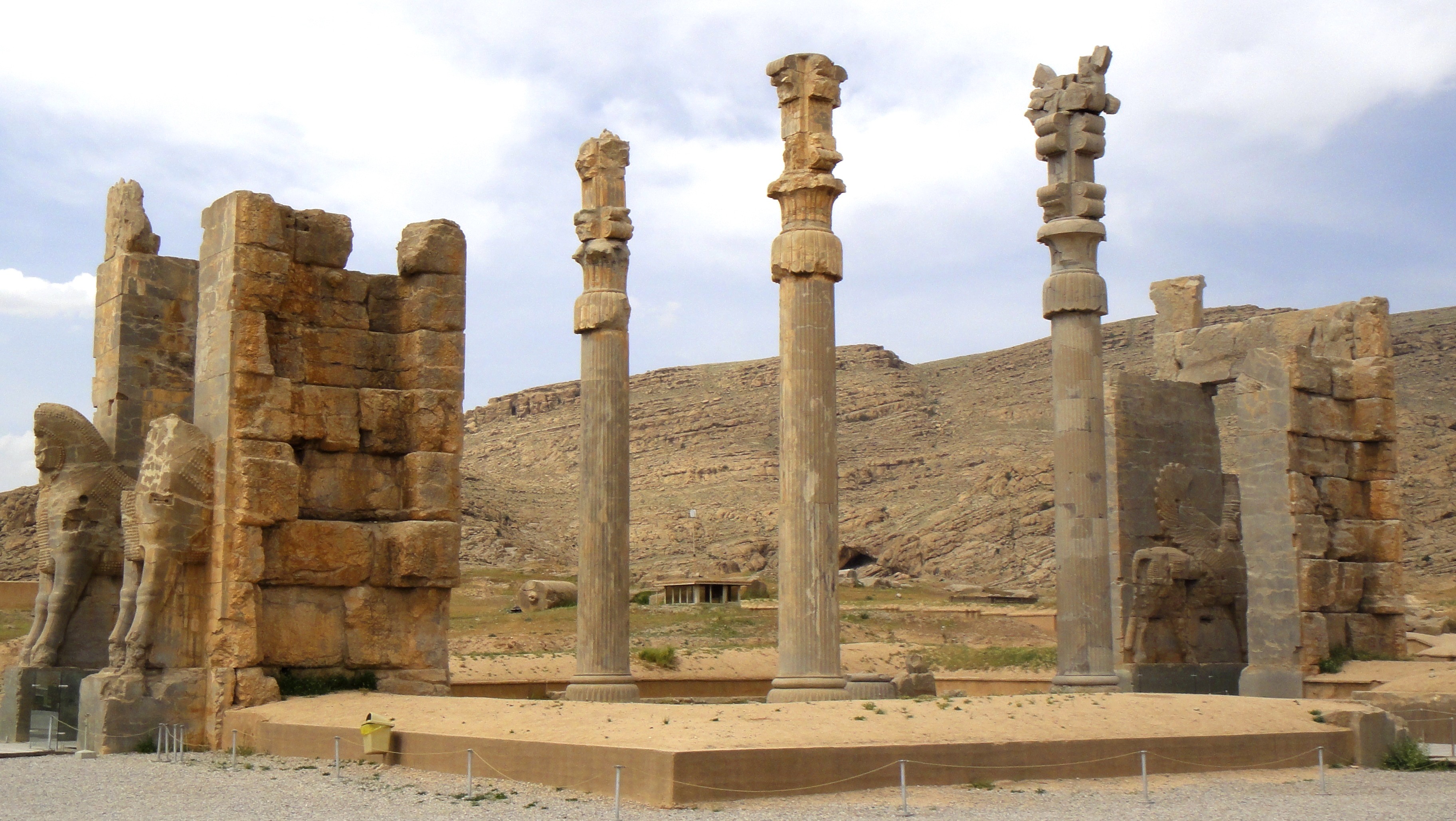 Tra le rovine di Persepoli, la capitale dell’antica Persia