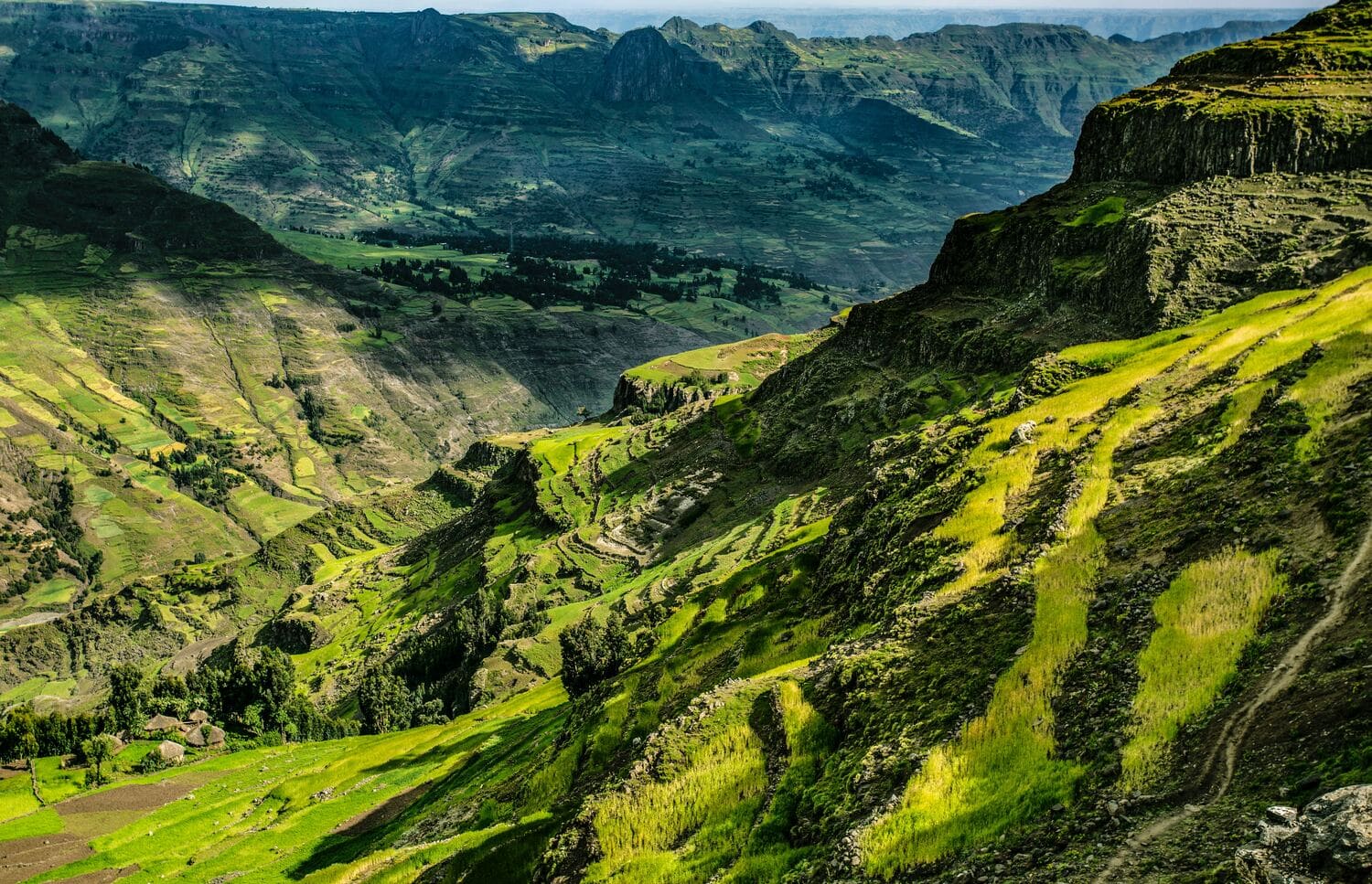 Paesaggio montagne Etiopia