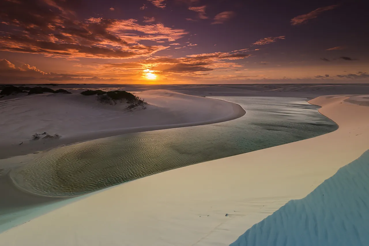 6 Lençois Maranhenses tramonto