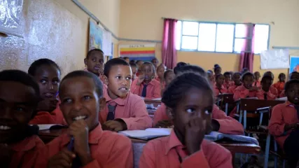 Bimbi Eritrea a scuola