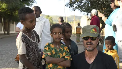 Max e i bimbi in Etiopia